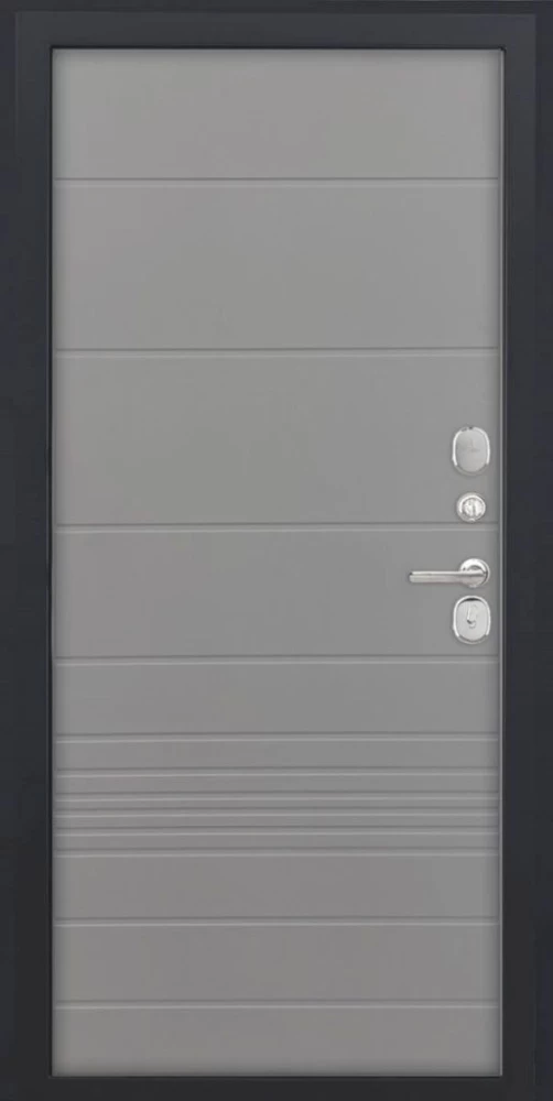 Входная дверь ДвериПРО L-Термо серебро ФЛ-700 (10мм, ясень грей) DPRO196564 внутренняя сторона