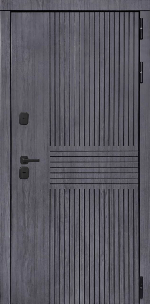 Входная дверь ДвериПРО Берген ФЛЗ-649 капучино (зеркало) DPRO196804 внешняя сторона