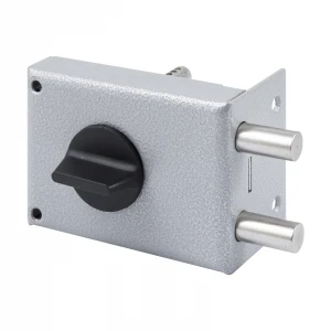 Замок накладной цилиндровый ЗН1-1.2 ГЛ серый, 5 кл.