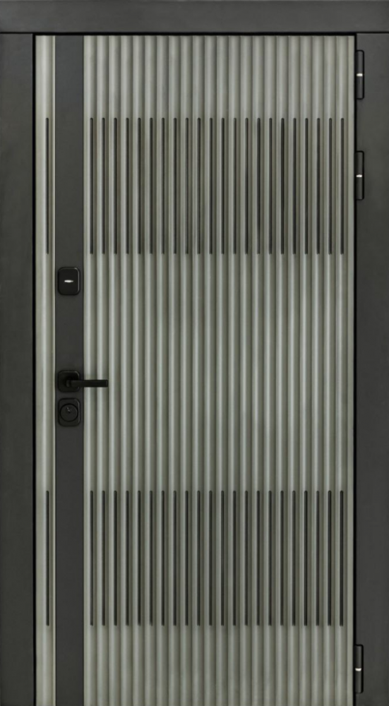 Входная дверь ДвериПРО Elfy ФЛ-790 Velutto Grigio DPRO198193 внешняя сторона