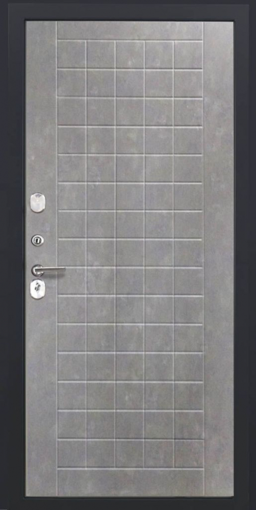 Входная дверь ДвериПРО Аура ФЛ-256 (10мм, бетон пепельный) DPRO197937 внутренняя сторона