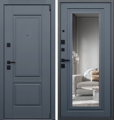 Дверь Гермес Неоклассика с зеркалом "Elit"
